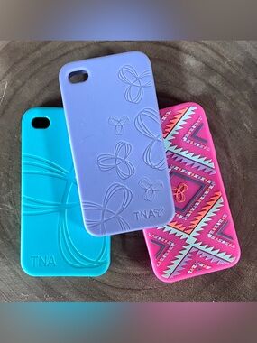 TNA Silicone iPhone 4/4S Phone Case Trio